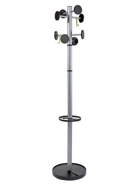Alba PMSTAN3 M coat rack Floorstanding 8 hook(s) Grey - Image 1