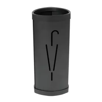Alba Umbrella Stand ABS Steel Black - PMTRIA2 N - Thumbnail 2