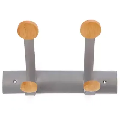 Alba PMV2 home storage hook Indoor Universal hook Silver Wood 1 pc(s)