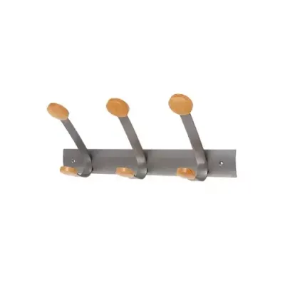 Alba PMV3 home storage hook Indoor Universal hook Grey Wood 1 pc(s) - Thumbnail 2