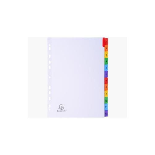 Exacompta 1112E divider Carton White - Image 1
