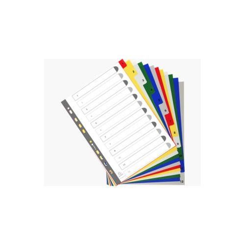 Exacompta 1512E divider Polypropylene (PP) Multicolour - Image 1