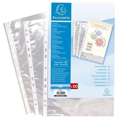 Exacompta 5200E sheet protector 210 x 297 mm (A4) Polypropylene (PP)