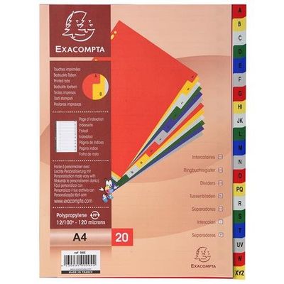Exacompta 94E divider Polypropylene (PP)