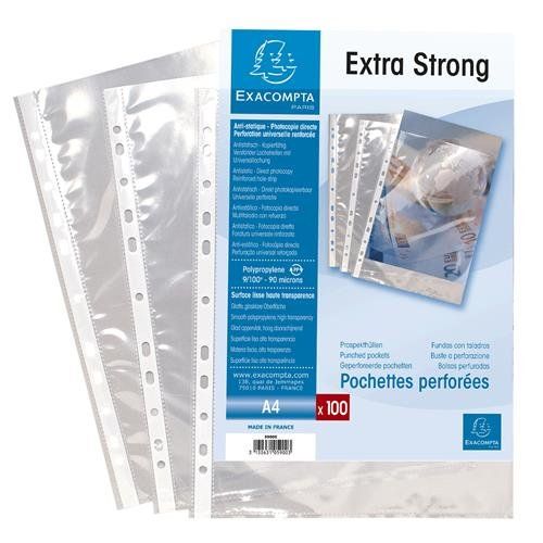 Exacompta 5900E sheet protector 210 x 297 mm (A4) Polypropylene (PP) - Image 1