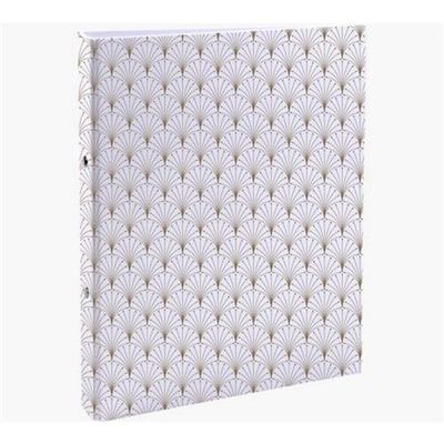 Exacompta Neo Deco ring binder A4 Black. Turquoise. White