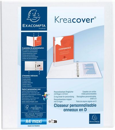 Exacompta 51843E ring binder A4