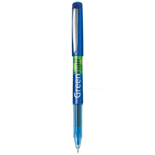 Pilot Begreen Greenball Liquid Ink Rollerball Pen Recycled 0.7mm Tip 0.35mm Line Black Greenpack (10 + 10 Refills) - WLT424741 - Image 1