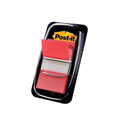 Post-It Index Flags Repositionable 25x43mm 12x50 Tabs Red (Pack 600) 7 - Image 1
