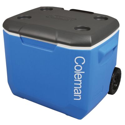 Coleman 60QT Performance Wheeled Cooler Box - Blue - Thumbnail 2