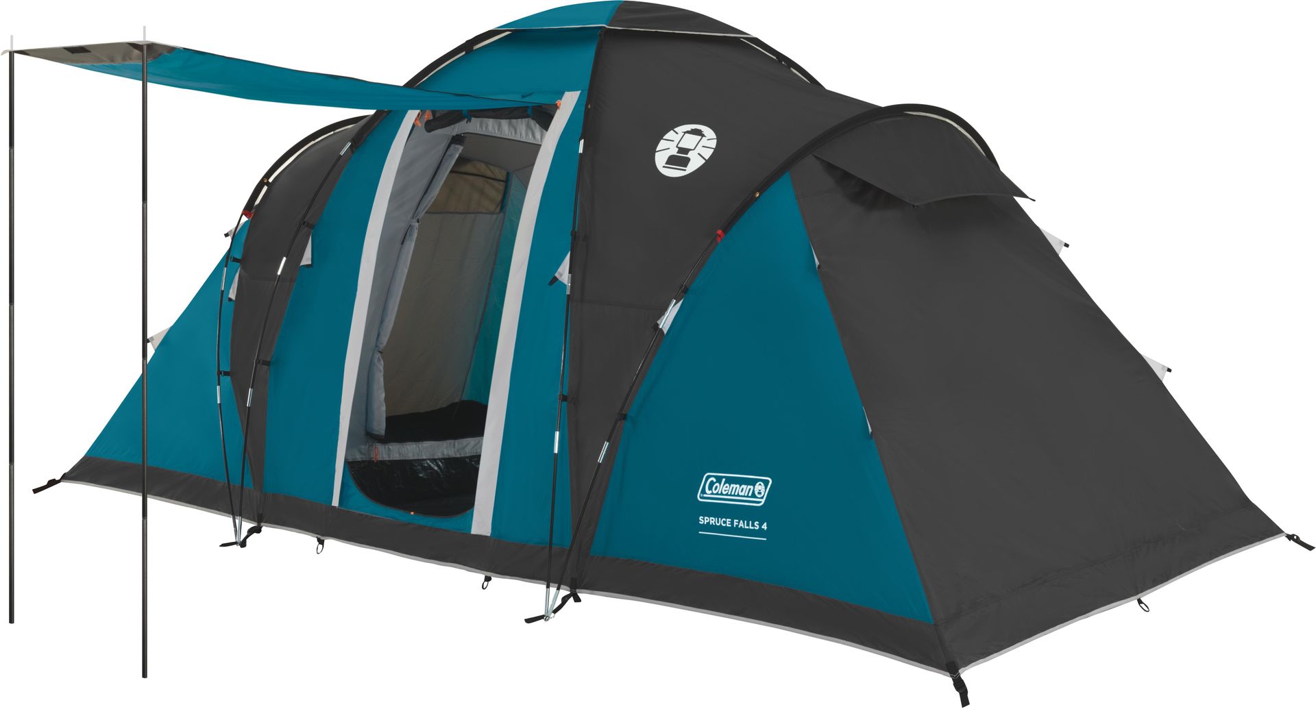 Coleman Spruce Falls 4 Person Camping Tent - Blue - Image 1