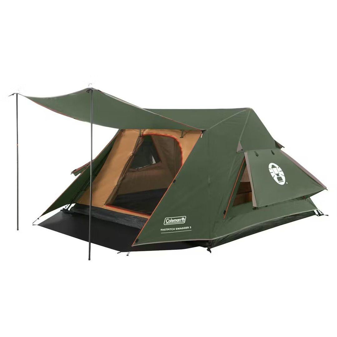 Coleman FastPitch Swagger 3 Person Camping Tent - Green - Image 1