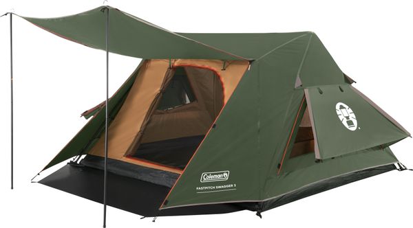 Coleman FastPitch Swagger 3 Person Camping Tent - Green - Thumbnail 2