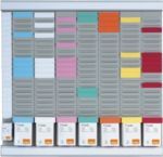 Nobo T-Card Office Planner Kit 24 Slot - Image 1