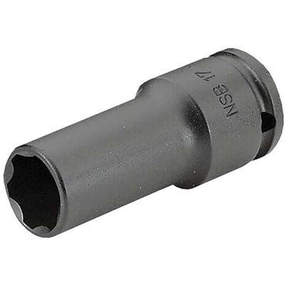 Facom 1/2" Drive Deep Thin Wall Hexagon Impact Socket 1/2" 17mm