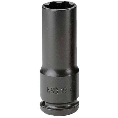 Facom 1/2" Drive Deep Thin Wall Hexagon Impact Socket 1/2" 19mm