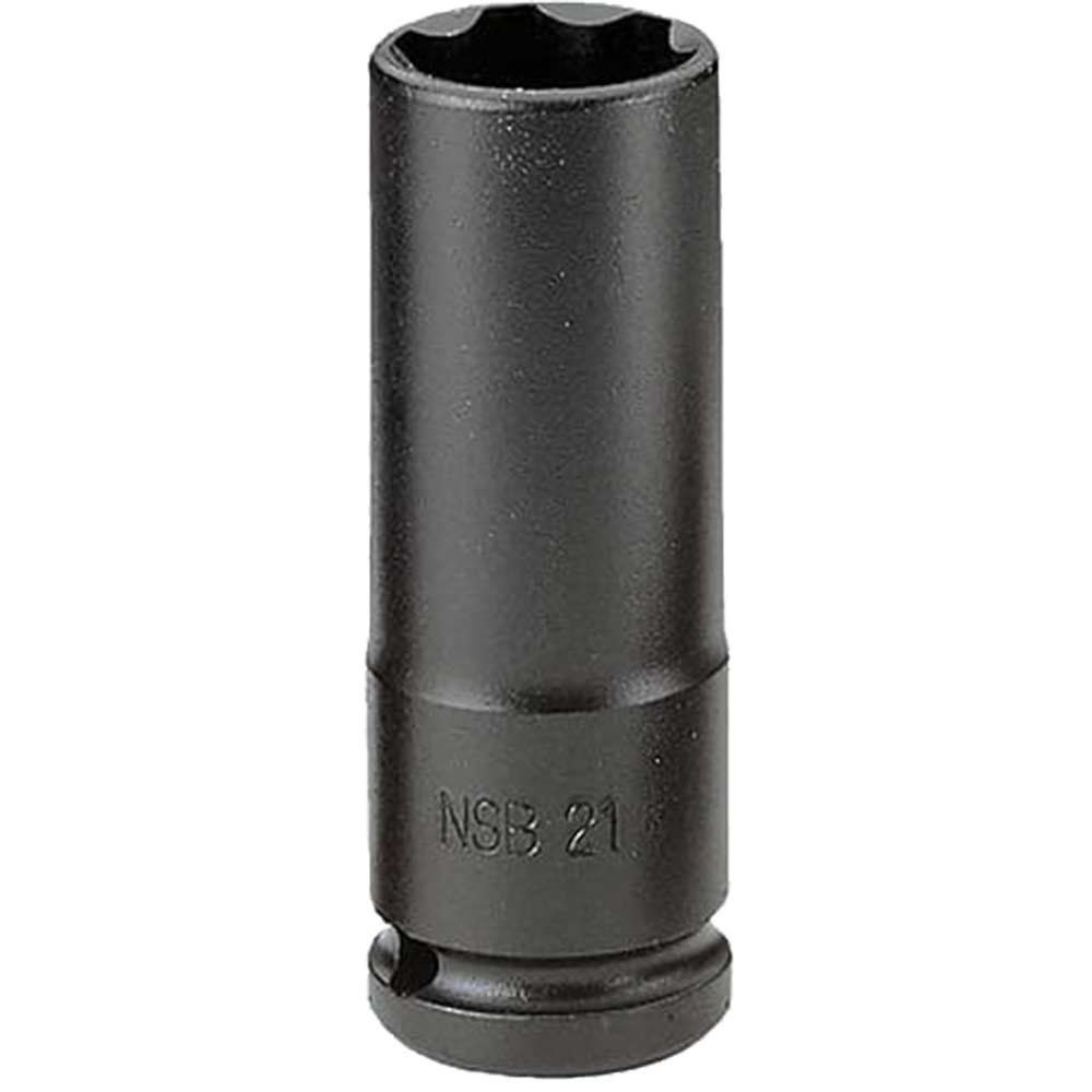 Facom 1/2" Drive Deep Thin Wall Hexagon Impact Socket 1/2" 24mm - Image 1