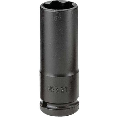 Facom 1/2" Drive Deep Thin Wall Hexagon Impact Socket 1/2" 27mm