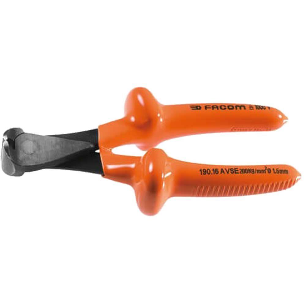 Facom 190.16 VSE Series Insulated End Cutting Nipper 160mm - Image 1