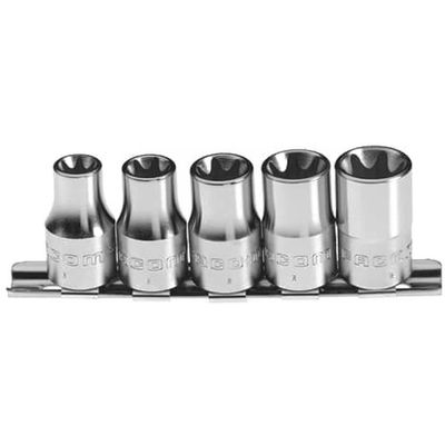 Facom 5 Piece 3/8" Drive Torx Socket Set 3/8"