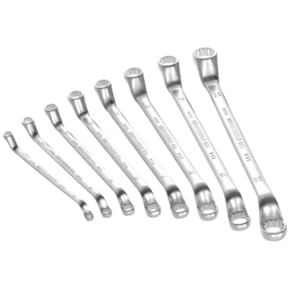 Facom 10 Piece Offset Ring Spanner Set Imperial - Image 1