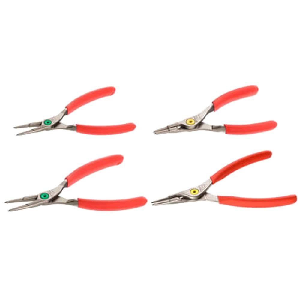 Facom 4 Piece Circlip Straight Pliers Set - Image 1
