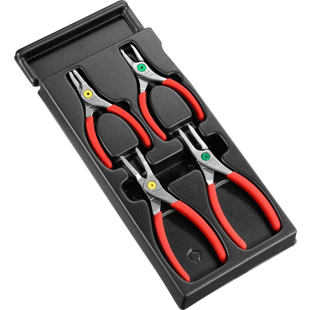 Facom 4 Piece Circlip Plier Set in Plastic Module Tray - Image 1