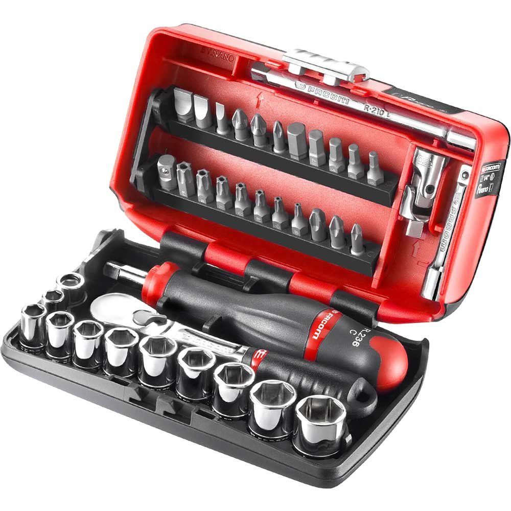 Facom 38 Piece 1/4" Drive NANO Socket and Bit Set Imperial 1/4" - Image 1