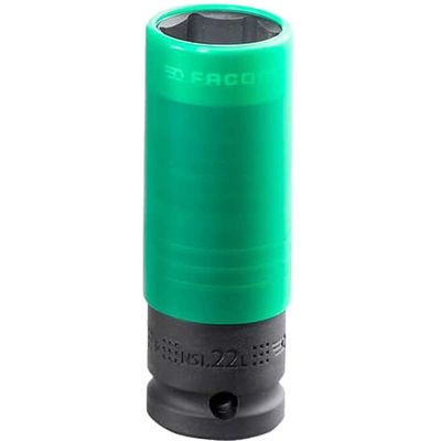 Facom 1/2" Drive Reinforced Impact Socket for Alloy Wheels Metric 1/2" 22mm
