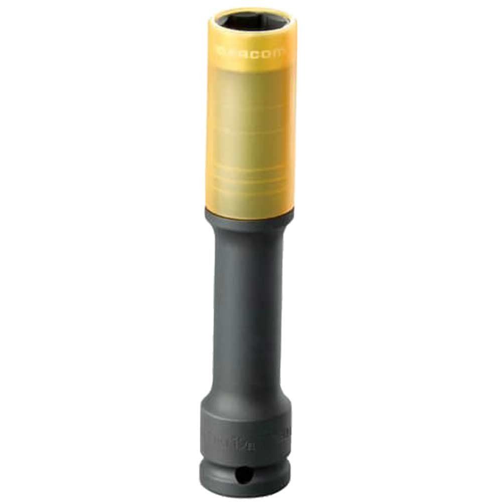 Facom 1/2" Long Reach Reinforced Impact Socket for Alloy Wheels Metric 1/2" 19mm - Image 1