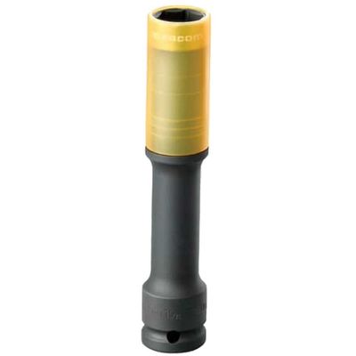 Facom 1/2" Long Reach Reinforced Impact Socket for Alloy Wheels Metric 1/2" 19mm