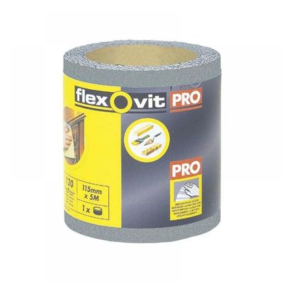 Flexovit High Performance Finishing Sanding Roll 115mm 5m 180g