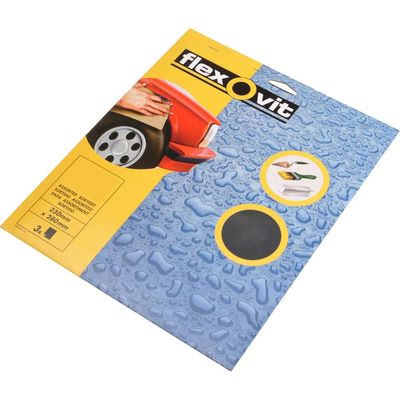 Flexovit 63642526491 Waterproof Sanding Sheets 230 X 280Mm Assorted (3)
