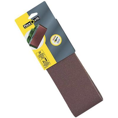 Flexovit 63642526816 Cloth Sanding Belt 610 X 100Mm Assorted (Pack 6) - Thumbnail 2