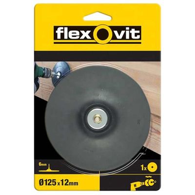 Flexovit 63642556833 Backing Pad For Drill Mount 125Mm