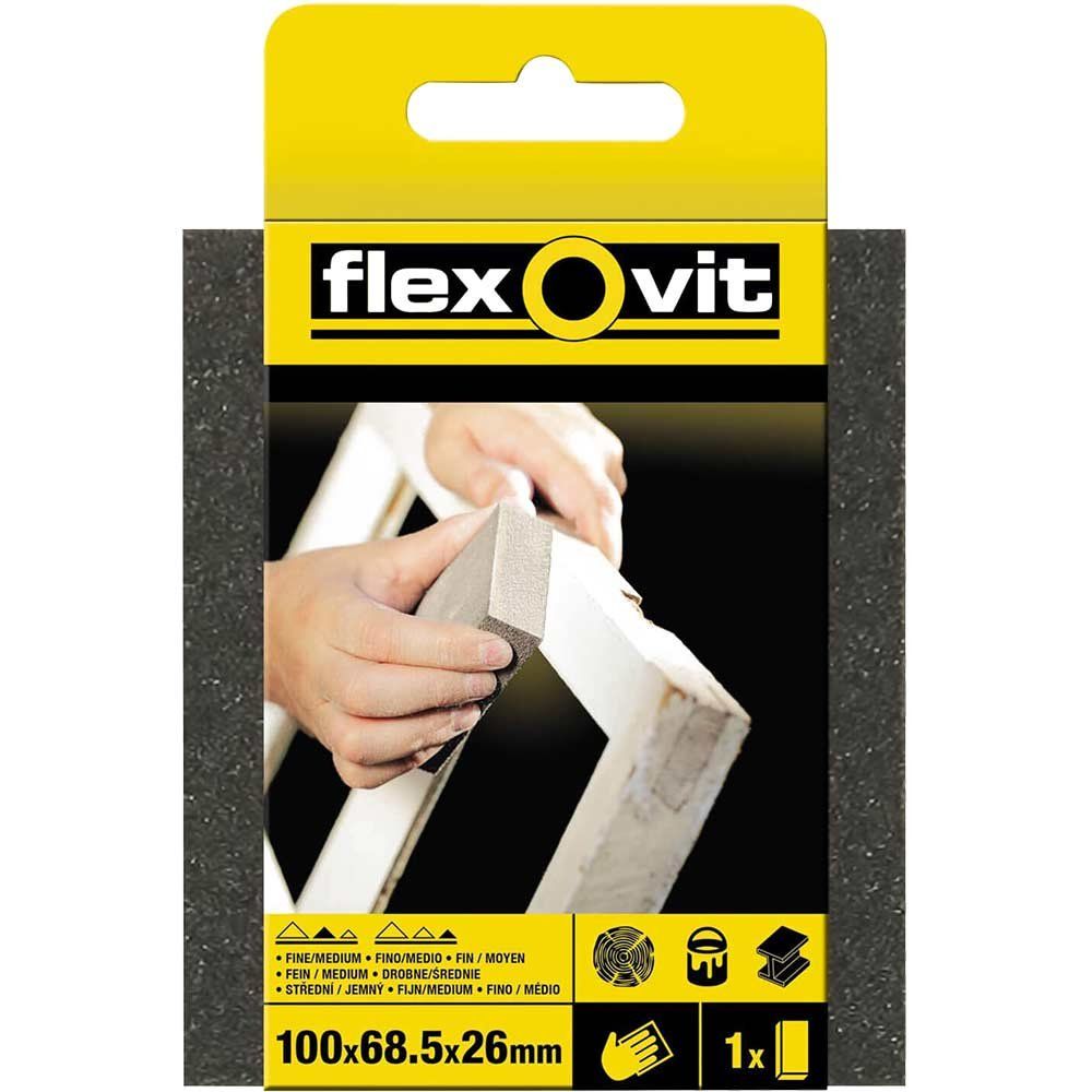 Flexovit 63642556853 Sanding Sponges Standard Medium/Coarse - Image 1