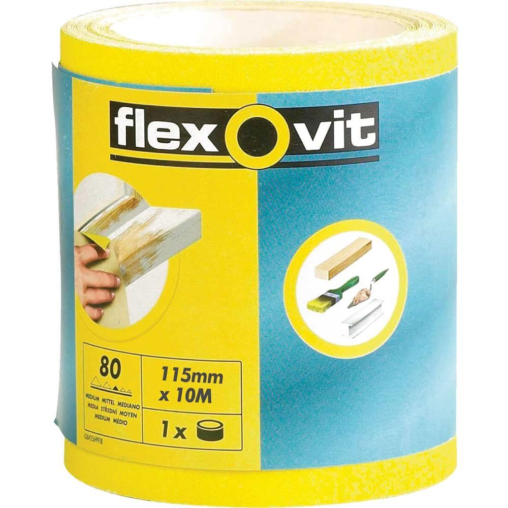 Flexovit 66261104018 High Performance Sanding Roll 115Mm X 50M Coarse 60G - Image 1