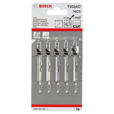 Bosch Blades 5 Pck T101AO 2608630031