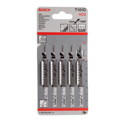 Bosch 2 608 630 032 Blades 5PCK T101D