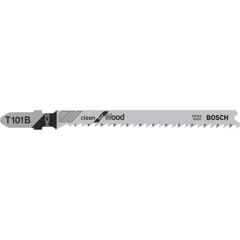 Bosch T101 B Wood Cutting Jigsaw Blades Pack of 3 - Image 1