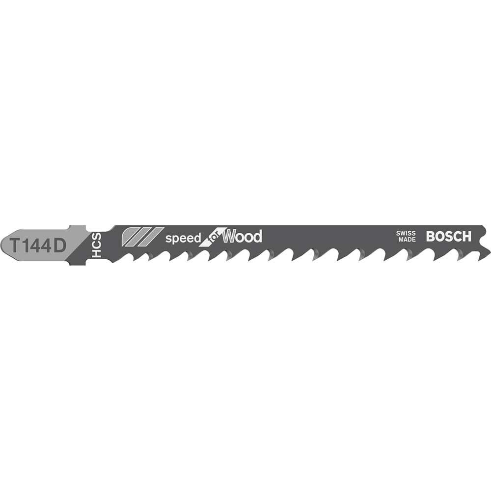 Bosch T144 D Wood Cutting Jigsaw Blades Pack of 3 - Image 1