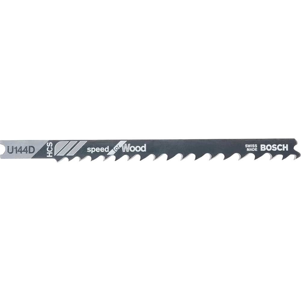 Bosch U144 D Wood Cutting Jigsaw Blades Pack of 3 - Image 1