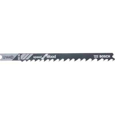 Bosch U144 D Wood Cutting Jigsaw Blades Pack of 3