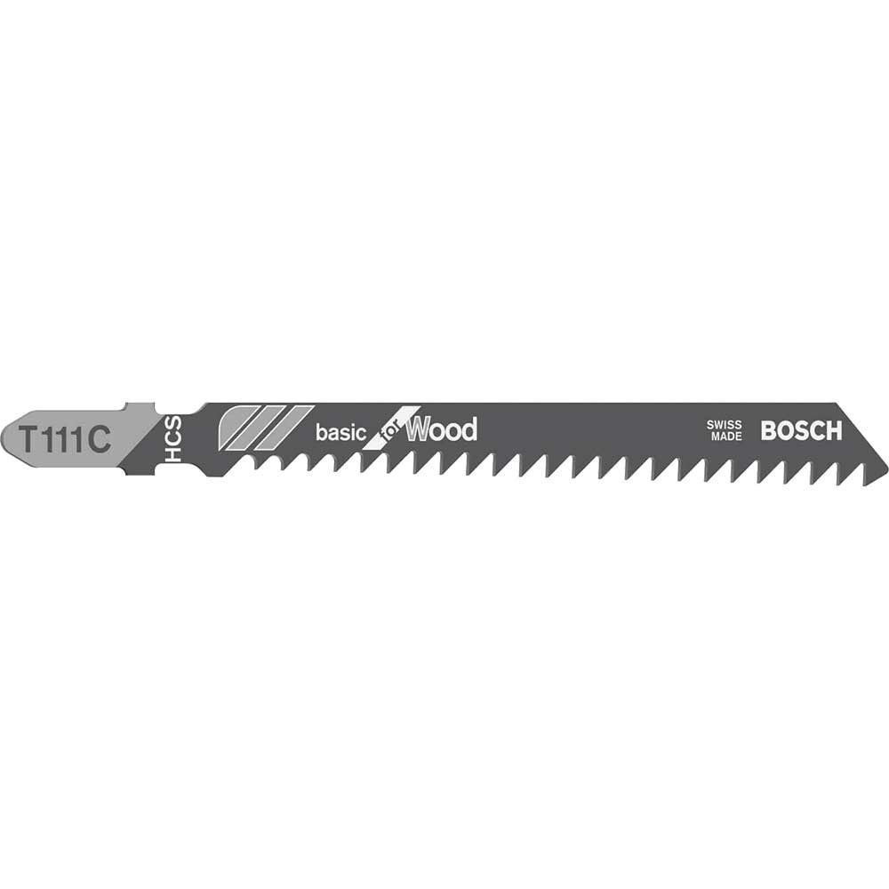 Bosch T111 C Wood Cutting Jigsaw Blades Pack of 3 - Image 1