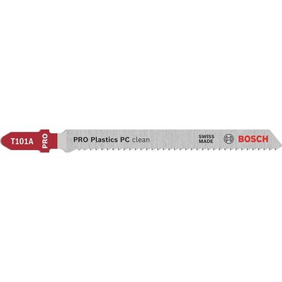 Bosch T 101 A Acrylic and Plastic Cutting Jigsaw Blades Pack of 5