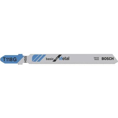 Bosch T118 G Metal Cutting Jigsaw Blades Pack of 5