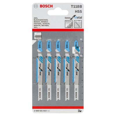 Bosch T 118 B Basic for Metal Jigsaw Blade
