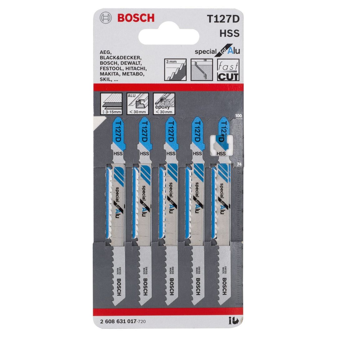 Bosch Aluminium 1 Lug T127 D 2608631017 - Image 1