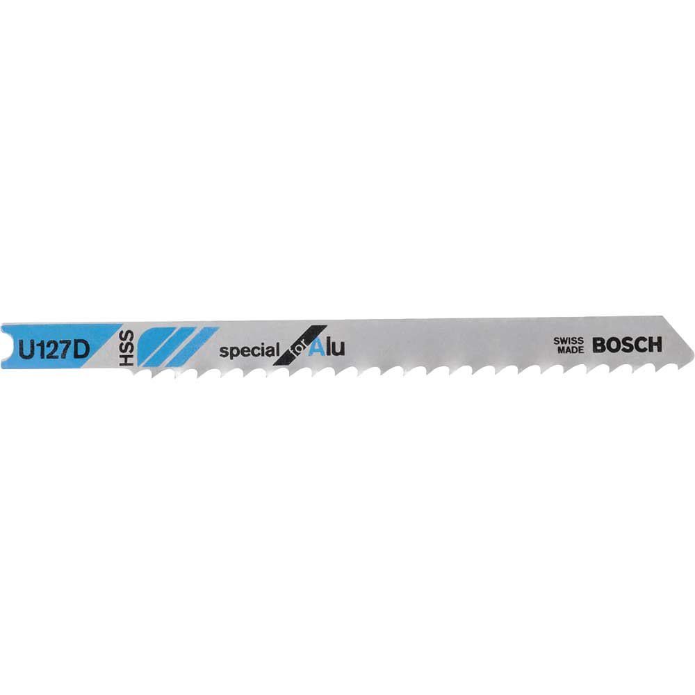 Bosch U127 D Metal Cutting Jigsaw Blades Pack of 3 - Image 1
