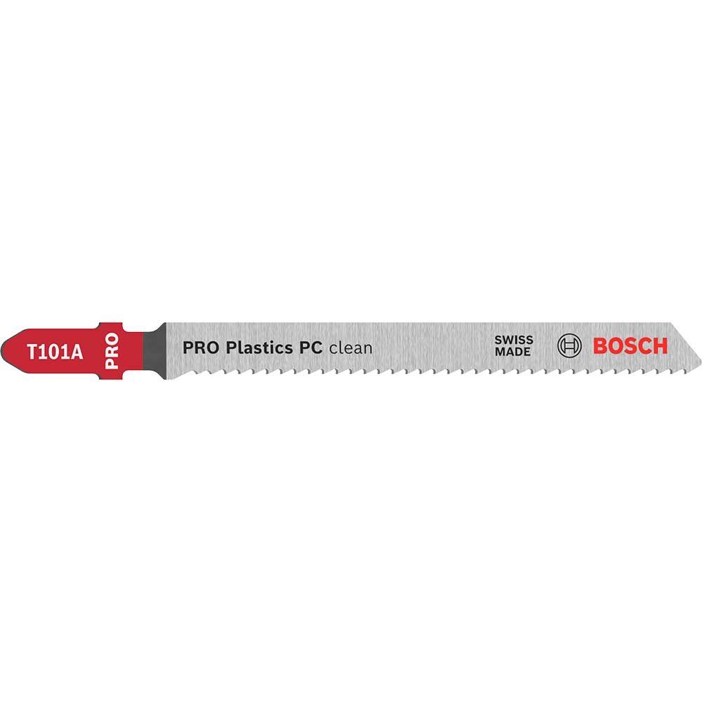 Bosch T 101 A Acrylic and Plastic Cutting Jigsaw Blades Pack of 3 - Image 1
